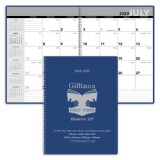 Spiral Bound Academic Monthly Planner