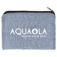 Recycled Cotton Travel Pouch - 5 3/4" x 8 3/4"